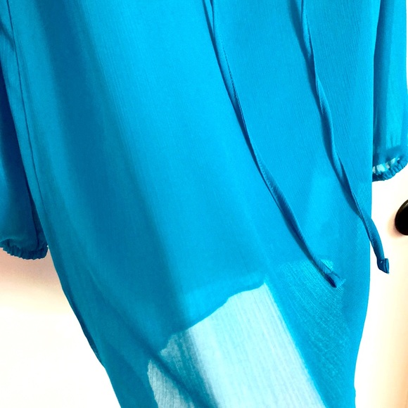 Sheer blouse with Aztec embroidery - Picture 4 of 5